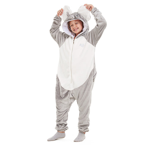 Snuggs Kids Blanket Onesie Elephant